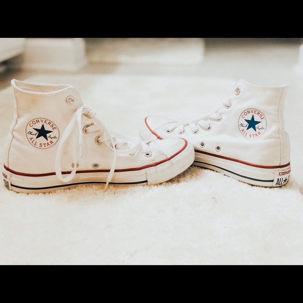 White high top converse